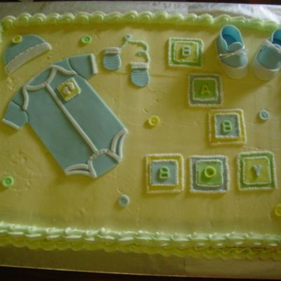 Baby Boy Cake