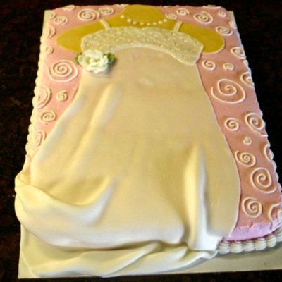 Wedding Shower Dress Cake