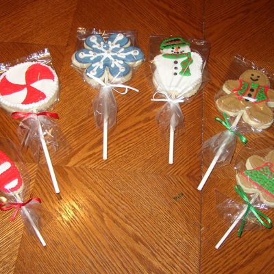 Christmas Cookie Pops