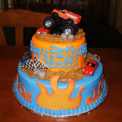 Monster Truck Cake