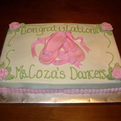Ballet Recital Cake