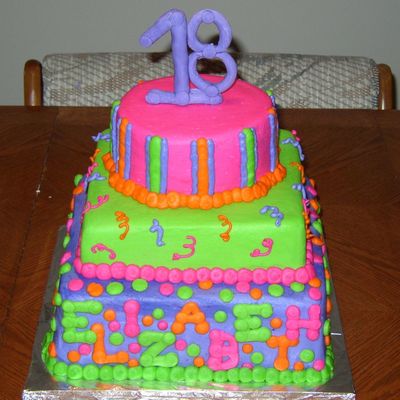 Elizabeth's Elaborate Birthday Cake