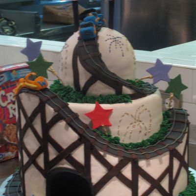 Roller Coaster Cake