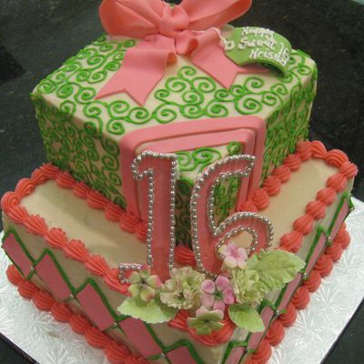 Girly 16Th Cake