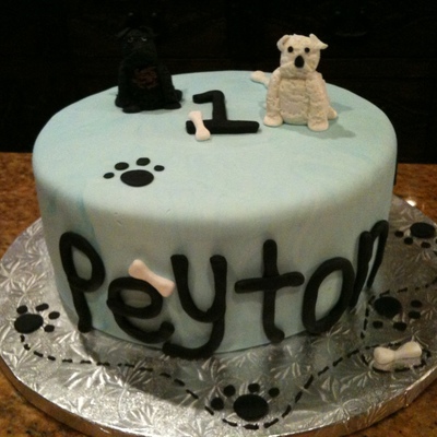 Puppy Birthday Cake