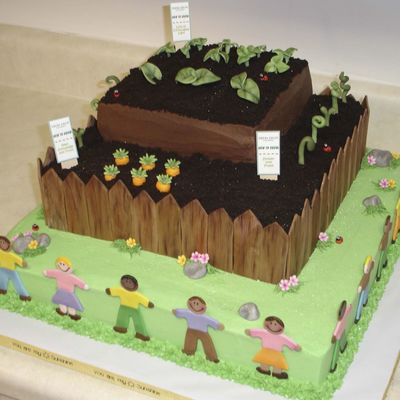 Teachers Garden Cake