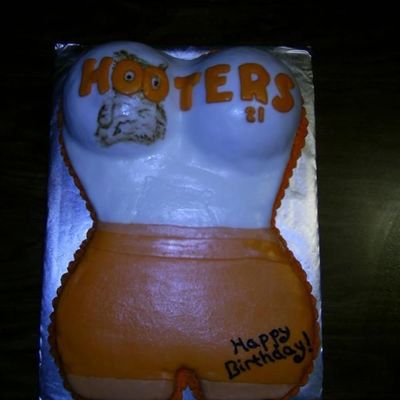 21St Birthday Cake-Hooters