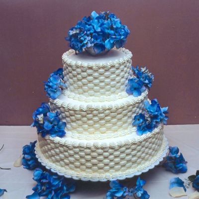 Basketweave Wedding Cake