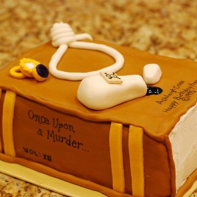 Murder Mystery Birthday Cake