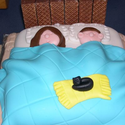 Sleepover Party Cake