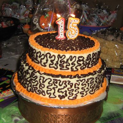 Halloween Birthday Cake