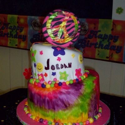 Retro Birthday Cake