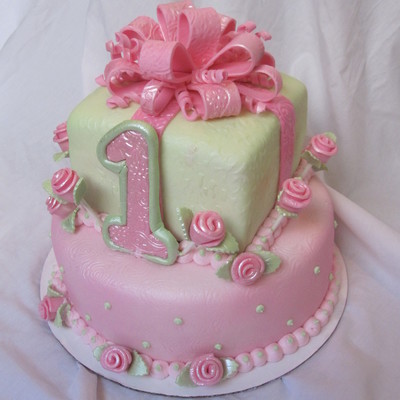Girls 1St Birthday Cake
