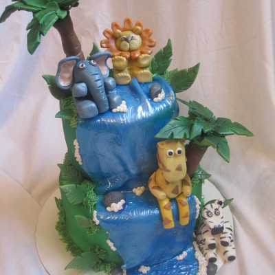 Jungle Birthday Cake