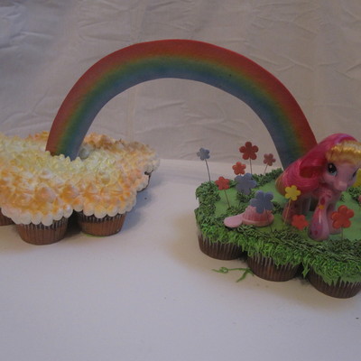 My Little Pony Cupcake Cake