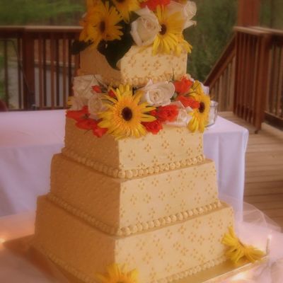 My First Stacked Wedding Cake