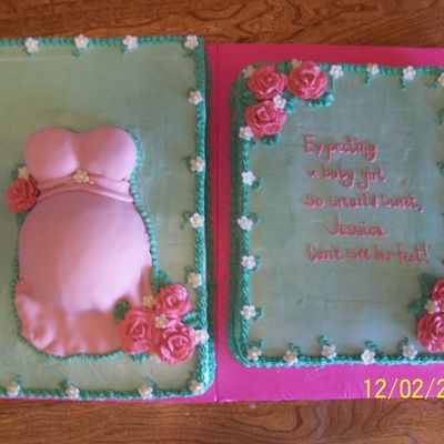 Pregnant Belly Cake