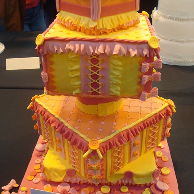 My Silver Award Birmingham Wedding Cake