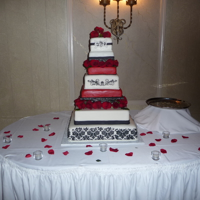 Tim & Jessie's Wedding Cake