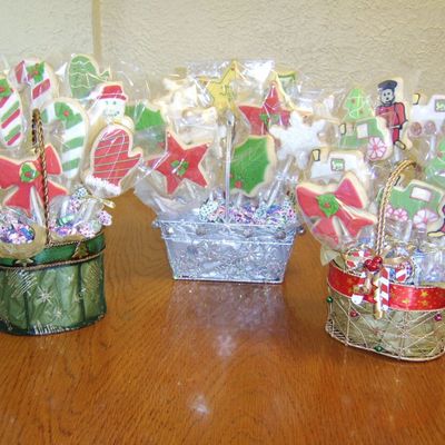 Christmas Cookie Bouquets