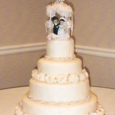 Fondant With Gumpaste Roses