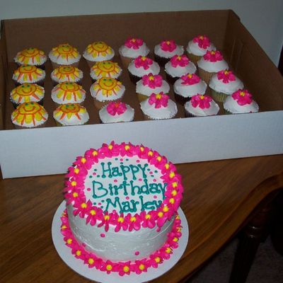 Tropical Cake And Cupcakes