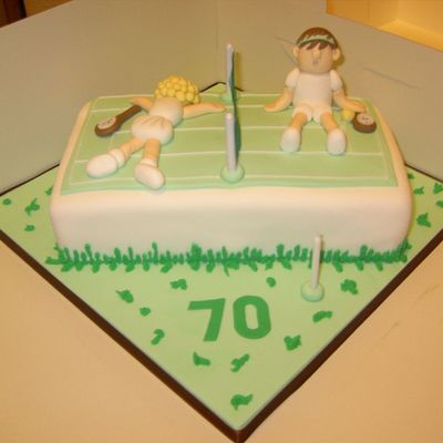 Tennis Birthday Cake