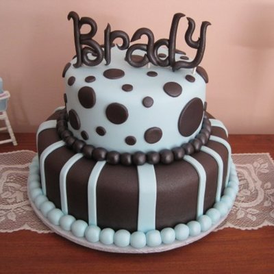 Baby Boy Shower Cake