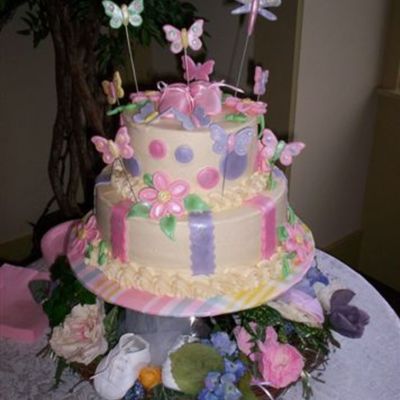 Butterfly Baby Cake