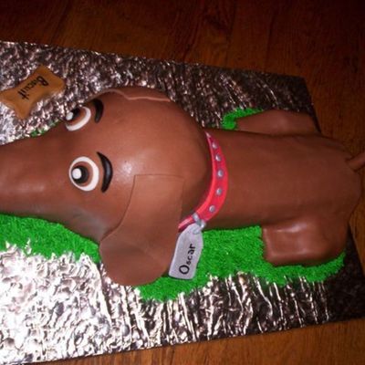 Daschund Cake