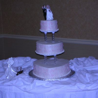 Hearts With Piped Pink Hearts