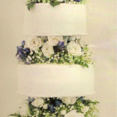 5 Tiered Wedding Cake