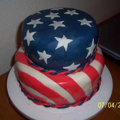 Flag Cake