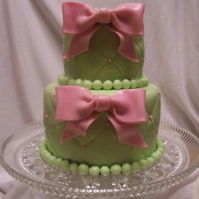 Pink/green With Bows