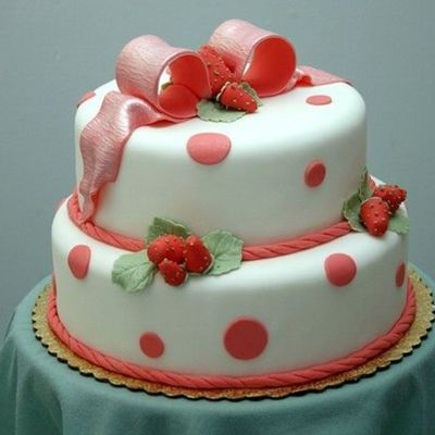 Strawberry Themed Cake