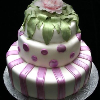 Stripes, Dots, & A Rose.