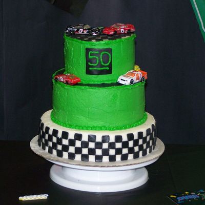 50Th Birthday Nascar Cake