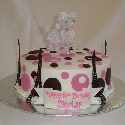 Pink Poodle In Paris