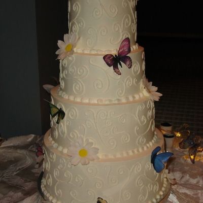 Butterfly Wedding Cake