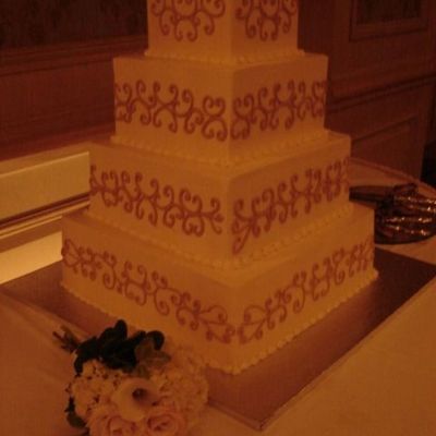 Square Wedding Scrollwork