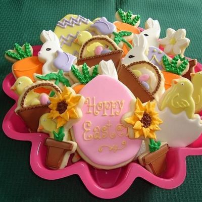 Easter Cookie Platter
