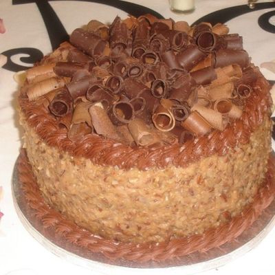 German Chocolate Grooms Cake