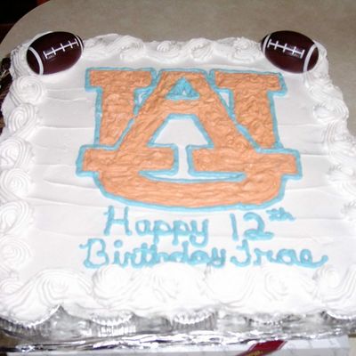 Auburn Cupcake Cake.