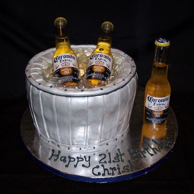 Beer Bucket Cake