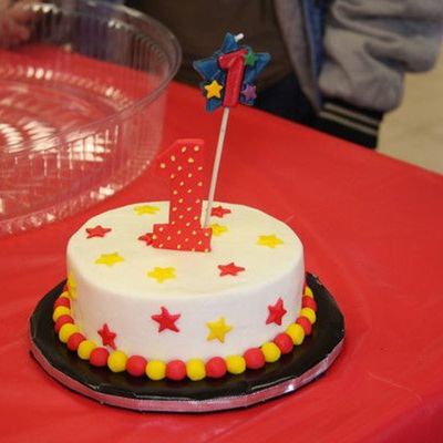 First Birthday Circus/carnival Theme Smash Cake