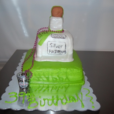 Patron Liquor Bottle