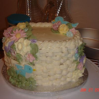 Basketweave Cake