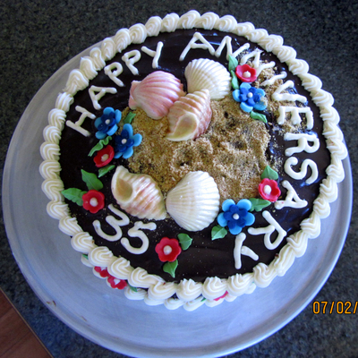 Sea 35Th Anniversary Cake