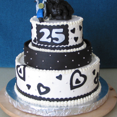 Fresian Horse & Motorcycle - 25Th