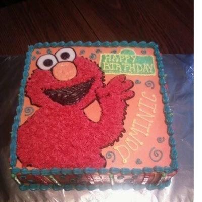 Elmo Cake
